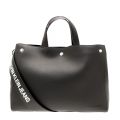 Womens Black Logo Banner Tote Bag 34559 by Calvin Klein from Hurleys