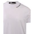 Mens White Neck Logo S/s T Shirt 108030 by Karl Lagerfeld from Hurleys