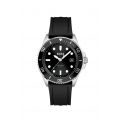 Mens Black/Silver Ace Silicone Strap Watch 106477 by BOSS from Hurleys