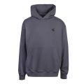 Anglomania Mens Grey Branded Back Print Hooded Sweat Top 52581 by Vivienne Westwood from Hurleys