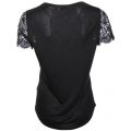 Womens Black Somsrii Lace Sleeve Top 35374 by Ted Baker from Hurleys