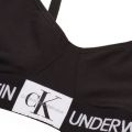 Womens Black Unlined Triangle Bralette 28940 by Calvin Klein from Hurleys
