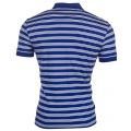 Mens Ocean Striped Regular Fit S/s Polo Shirt