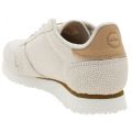 Womens Bright White Ydun Pearl Trainers 11168 by Woden from Hurleys