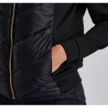 Womens Black Engelberg Overlayer Sweat Jacket 42419 by Barbour International from Hurleys