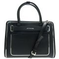 Womens Black Belt Tote Bag 66055 by Love Moschino from Hurleys