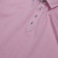 Mens Pale Pink Soya Herringbone S/s Polo Shirt 73430 by Ted Baker from Hurleys