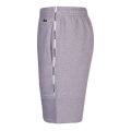 Mens Grey Marl Tape Story Sweat Shorts 103383 by Lacoste from Hurleys