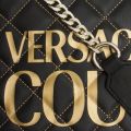 Womens Black Branded Quilted Shoulder Bag 43765 by Versace Jeans Couture from Hurleys