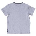Boys Grey Melange Small Logo S/s Tee Shirt 62456 by Armani Junior from Hurleys