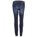 Womens Dark Blue Wash J10 Irvine Coated Slim Fit Jeans