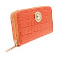 Womens Coral Dome Croc Zip Purse 8996 by Versace Jeans from Hurleys