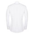 Mens White Kason Textured Slim Fit L/s Shirt 34219 by HUGO from Hurleys