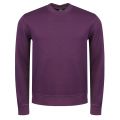 Casual Mens Purple World Crew Neck Sweat Top 34439 by BOSS from Hurleys