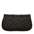 Womens Black Diamond Quilted Saddle Crossbody Bag 82233 by Love Moschino from Hurleys