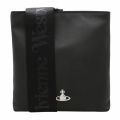 Mens Black Branded Crossbody Bag 52565 by Vivienne Westwood from Hurleys
