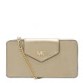 Womens Pale Gold Flap Phone Convertible Crossbody Bag 39913 by Michael Kors from Hurleys