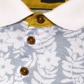 Mens White Bopp Floral S/s Polo Shirt 33037 by Ted Baker from Hurleys