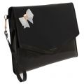 Womens Black Esther Bow Icon Clutch Bag 30151 by Ted Baker from Hurleys