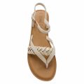 Womens Natural Shimmer Lexie Sandals 41498 by Toms from Hurleys