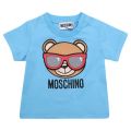 Baby Aquarius Sunglasses Toy T Shirt + Short Set 107676 by Moschino from Hurleys