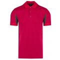 Athleisure Mens Red Paule 1 Slim Fit S/s Polo Shirt 36969 by BOSS from Hurleys