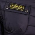 Mens Black Chain Baffle Quilted Jacket 64652 by Barbour International from Hurleys