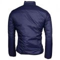 Mens Black & Navy Reversible Light Down Jacket 10998 by Armani Jeans from Hurleys