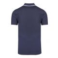 Athleisure Mens Navy/Silver Paul Curved Logo Slim Fit S/s Polo Shirt 45192 by BOSS from Hurleys