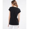 Womens Black Avalon S/s T Shirt 107912 by Barbour International from Hurleys