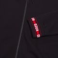 Mens Black Daple201 Tape Hooded Zip Through Sweat Jacket 51643 by HUGO from Hurleys