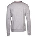 Athleisure Mens Light Grey Salbo Iconic Logo Sweat Top 36904 by BOSS from Hurleys