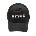 Boys Black Logo Multi Stripe Cap 110989 by BOSS from Hurleys