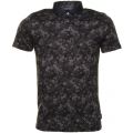 Mens Charcoal Novacas Floral S/s Polo Shirt 9764 by Ted Baker from Hurleys