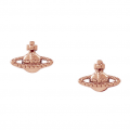 Womens Pink Gold Farah Earrings 101492 by Vivienne Westwood from Hurleys