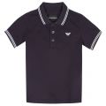 Boys Navy Tipped S/s Polo Shirt 38021 by Emporio Armani from Hurleys