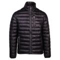Mens Black Zip Detail Padded Jacket 96107 by Karl Lagerfeld from Hurleys