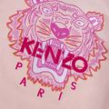Kenzo Girls Pale Pink Tiger Sweat Top 75592 by Kenzo from Hurleys
