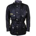 Mens Black International Original Waxed Jacket 64635 by Barbour International from Hurleys