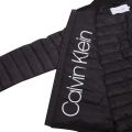 Mens Black Light Down Padded Jacket 49884 by Calvin Klein from Hurleys