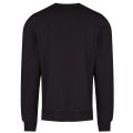 Mens Black Peace Badge Slim Fit Sweat Top 35249 by Love Moschino from Hurleys