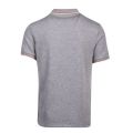 Mens Grey Marl Sello Zip Neck S/s Polo Shirt 85701 by Ted Baker from Hurleys