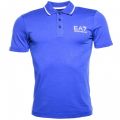 Mens Blue Training Core Identity S/s Polo Shirt 7545 by EA7 from Hurleys