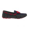 Mens Navy & Red Braided Lace Loafers 10277 by Swims from Hurleys