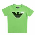 Boys Green Branded Eagle S/s T Shirt 57405 by Emporio Armani from Hurleys