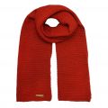 Womens Red Chunky Knit Scarf 94797 by Katie Loxton from Hurleys