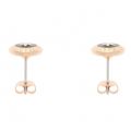Womens Rose Gold & Black Eisley Enamel Mini Button Earrings 16032 by Ted Baker from Hurleys