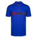 Mens Medium Blue Dantes S/s Polo Shirt 36774 by HUGO from Hurleys
