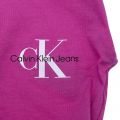 Girls Lucky Pink Monogram Off Placed Cap S/s T Shirt 104804 by Calvin Klein from Hurleys
