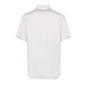 Mens White Oxford Regular Fit S/s Shirt 48754 by Lacoste from Hurleys